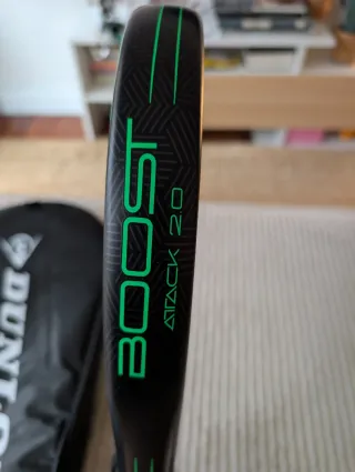 Pala pádel Dunlop Boost Attack 2.0 con bolsa regal
