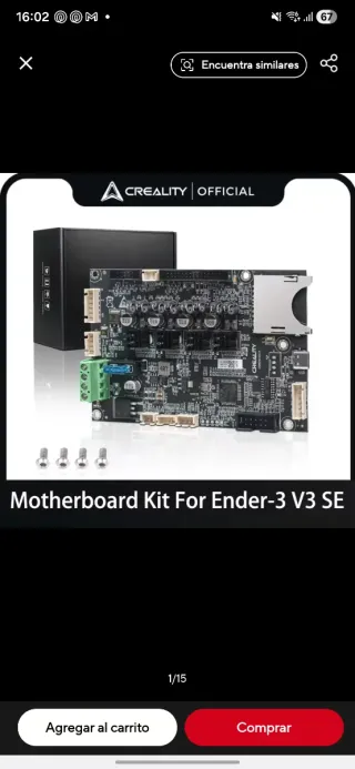 Placa base Impresora 3D Ender