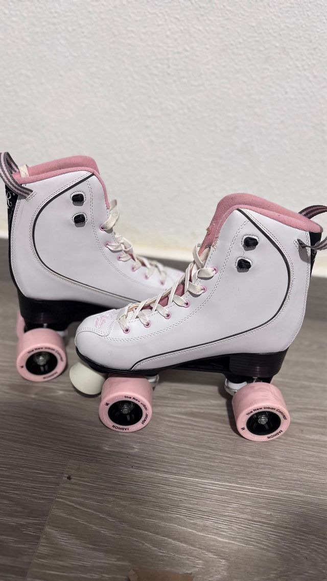 patines mujer botas