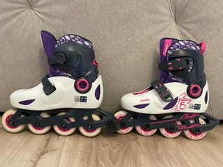 patines en línea, talla 30-32. Con protecciones.