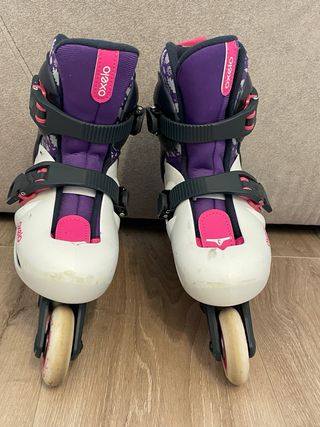 patines en línea, talla 30-32. Con protecciones.