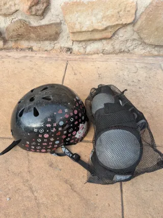 Patines niña extensibles y protecciones