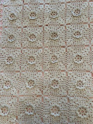 Colcha Cuna Ganchillo.