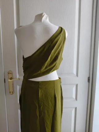 Vestido estilo griego verde