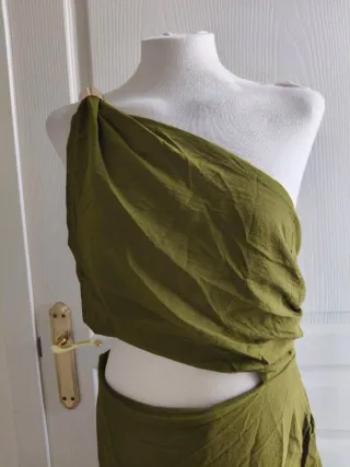 Vestido estilo griego verde
