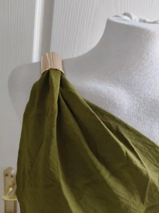 Vestido estilo griego verde