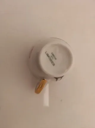 Cenicero/Plato con taza de café vintage