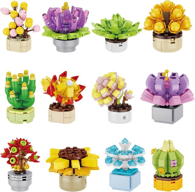 NUOVO - 12 blocchi di costruzione per piante