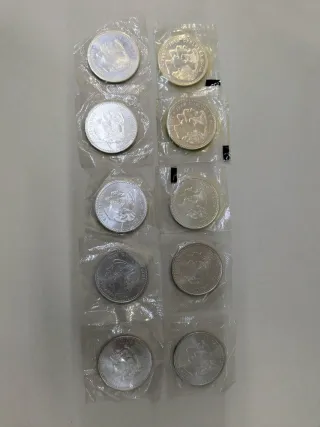 Colección 10 monedas de 12€ de plata de España