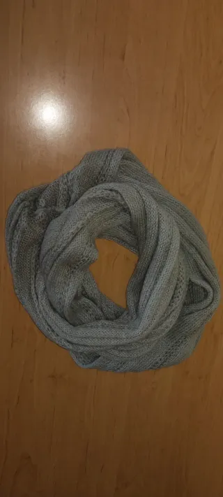 Bufanda punto cerrada con medidas