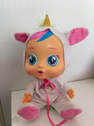 Bebé lloron unicornio interactivo