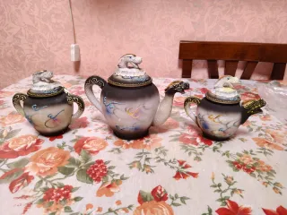 Set 3 teiere giapponesi draghi