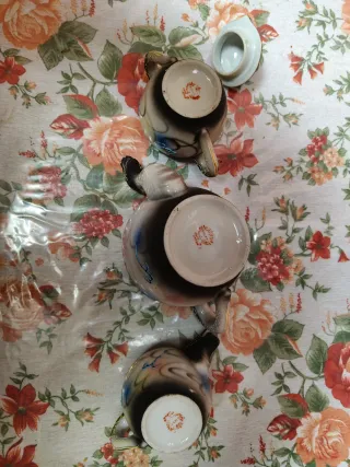 Set 3 teiere giapponesi draghi