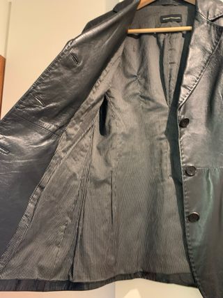 Americana Piel Massimo Dutti Talla S