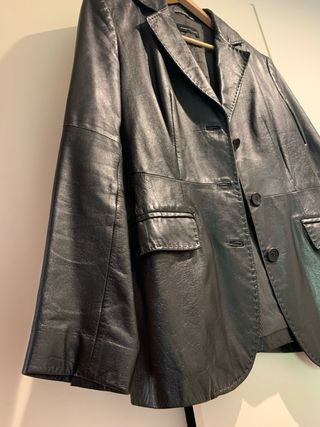 Americana Piel Massimo Dutti Talla S