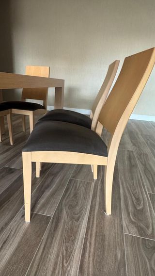 Mesa Extensible Comedor Madera + 6 Sillas