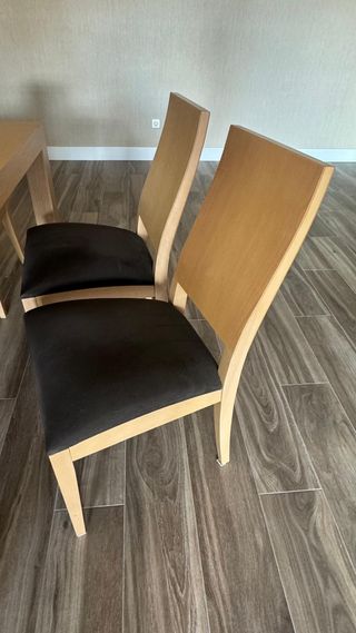 Mesa Extensible Comedor Madera + 6 Sillas