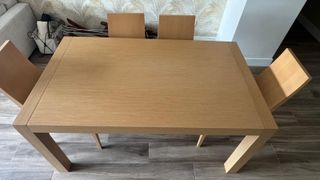Mesa Extensible Comedor Madera + 6 Sillas