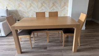 Mesa Extensible Comedor Madera + 6 Sillas