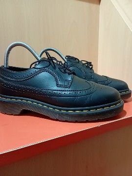 Dr. Martens Inglesina Pelle Nera Tg 38