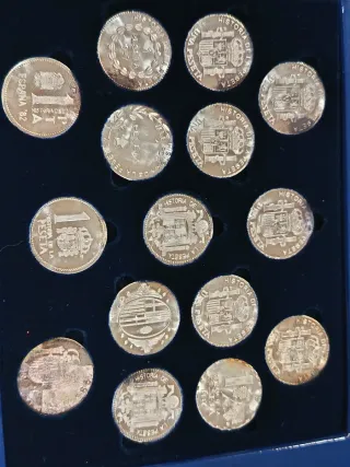 Historia de la peseta , 15 monedas plata , 60 gram