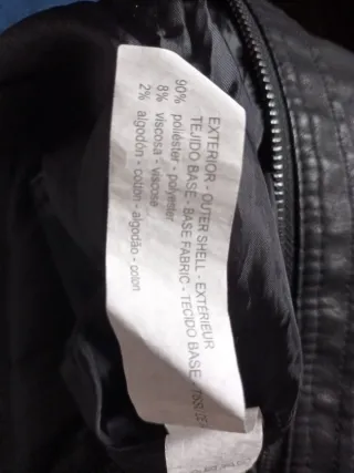 Cazadora sintética cuero unisex nueva a estrenar.