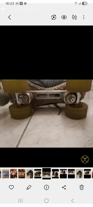 Pattini a rotelle uomo neri e verdi tg 44