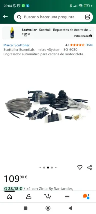 Engrasador automático Scottoiler micro uSystem