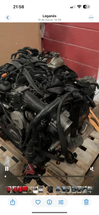 Se vende motor Audi 6 3.0 diesel con 180000km