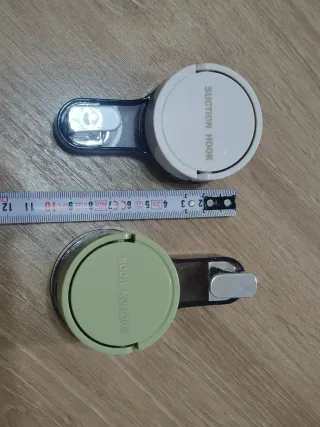 Ventosas con gancho extra fuertes.