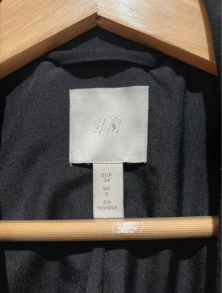 Blazer H&M Negro Talla 34