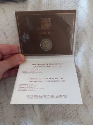 2 Euro Vaticano XXVI Giornata Mondiale Gioventù 20