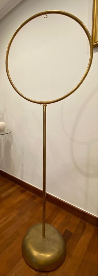 Soporte para jaula o plantas dorado