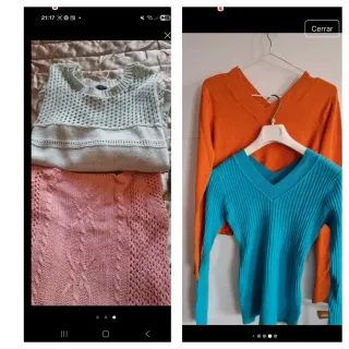 Lote 4 jerséis mujer