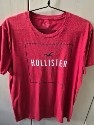 Camiseta roja manga corta