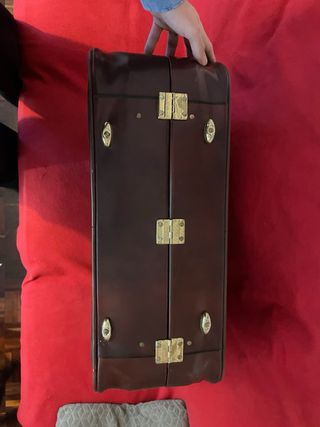 Maleta de Cuero Vintage Nueva