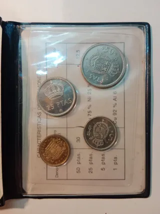 Estuche Monedas Pruebas Numismáticas España 1979