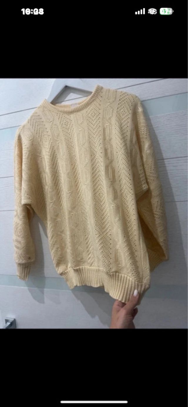 Maglione donna panna