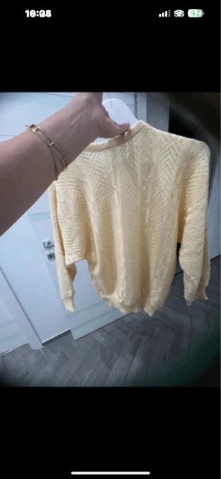 Maglione donna panna