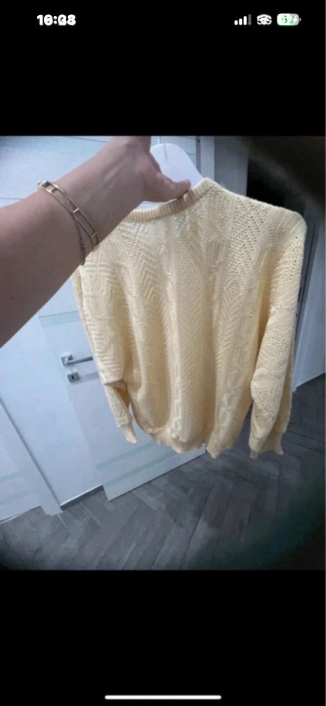 Maglione donna panna