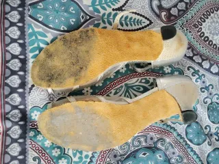 Sandalias de baile plateadas