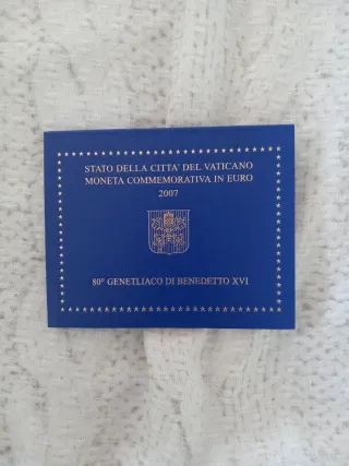 FOLDER 2EURO 80NTESIMO COMPLEANNO BENEDETTO XVI