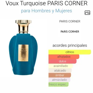 Perfume Voux Turquoise Dorado