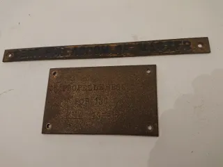 Placas náuticas antiguas