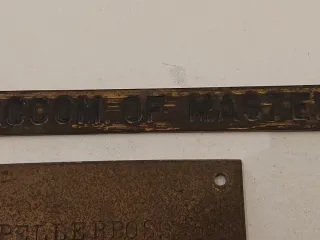 Placas náuticas antiguas