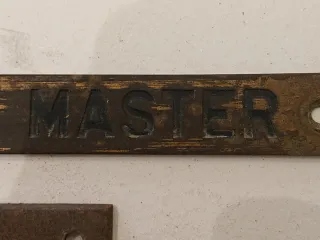 Placas náuticas antiguas