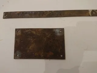 Placas náuticas antiguas