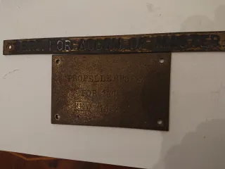 Placas náuticas antiguas