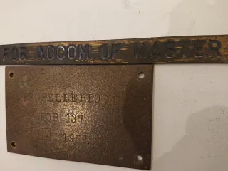 Placas náuticas antiguas