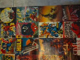 Poster 70 años Marvel comics